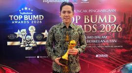 Perumda Air Minum Tirta Jasa Kabupaten Lampung Selatan menorehkan prestasi di tingkat nasional dengan meraih penghargaan TOP BUMD Awards 2026 kategori Bintang 4.