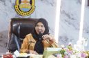 Wali Kota Bandar Lampung, Eva Dwiana, memimpin langsung rapat koordinasi percepatan penanggulangan Tuberkulosis (TBC) melalui program TOS TB (Temukan, Obati, Sampai Sembuh) di Ruang Rapat Wali Kota, Kamis (16/4/2026).